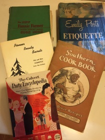 Emily Post, recipes from Old Dixie, a Party Encyclopedia ... the keys to homemaking success.